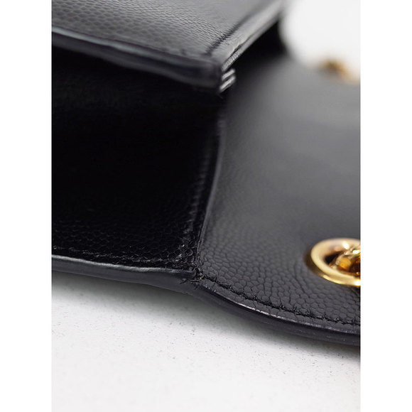 Saint Laurent Classic Kate Monogram Satchel Shoulder Bag Black - Picture 7 of 8